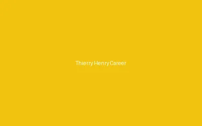 Thierry Henry Career Arsenal Tribute